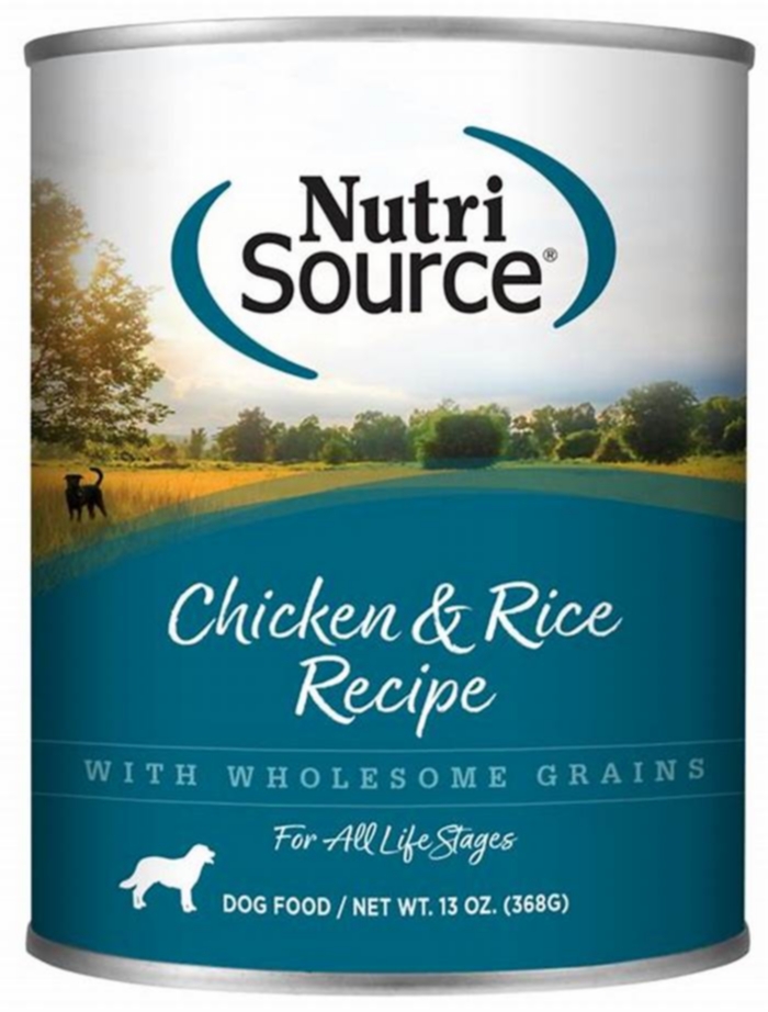 nutrisource chicken and rice ingredients