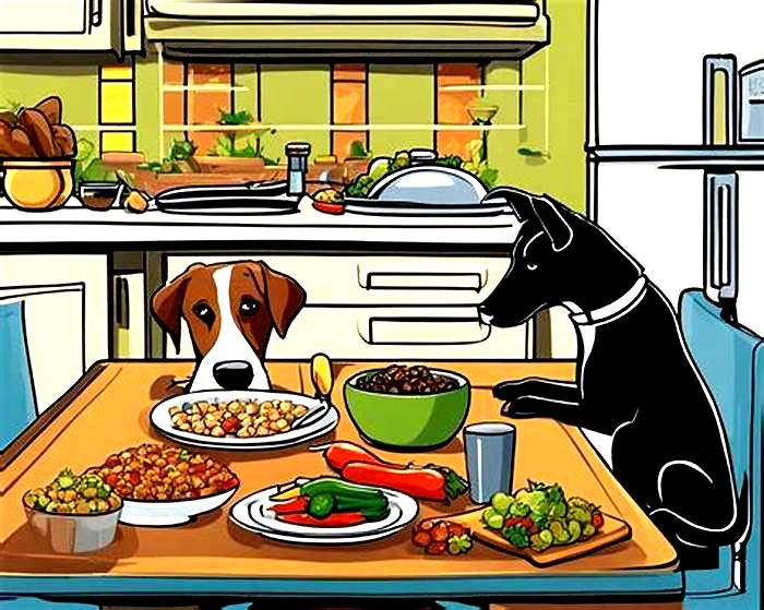 pros and cons of feeding dogs human food